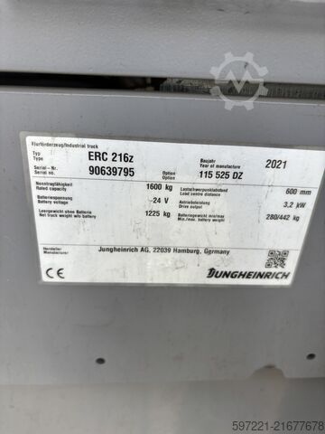 Стакери за палети Jungheinrich ERC 216z - 525DZ Triplex Initalhub