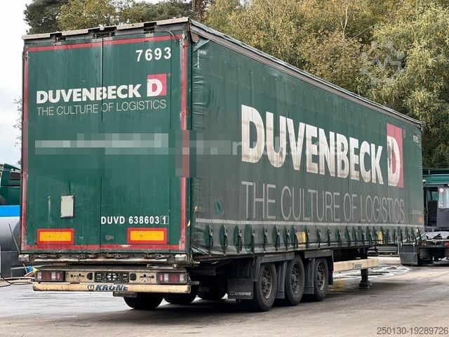 Semirremolque abierto con toldo KRONE SD Pritsche + Plane Edscha-Verdeck