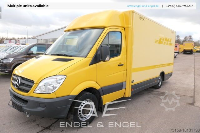 Furgons ar kasti mercedes-benz SPRINTER 310 CDI MAXI EURO-5 KOFFER REGALE KAMERA DURCHGANG