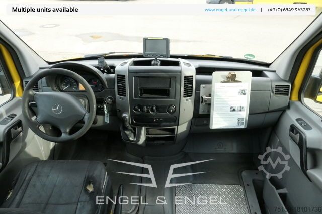 Furgons ar kasti mercedes-benz SPRINTER 310 CDI MAXI EURO-5 KOFFER REGALE KAMERA DURCHGANG