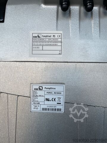 مضخة غلاف حلزوني أحادية المرحلة مزودة بمحرك تردد متغير (FU) KSB Etabloc 125-100-315 GG