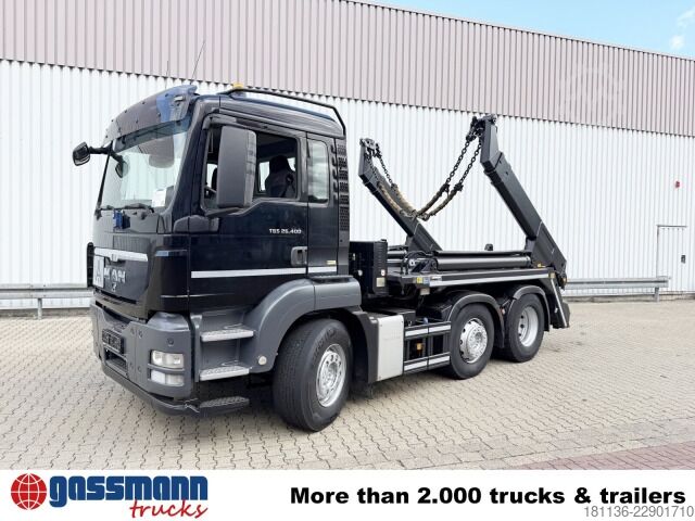 Pašizgāzējs kravas automašīna MAN TGS 26.400 6x2-4 BL, Vorlauflenk-/liftachse