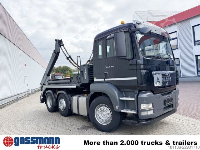 Pašizgāzējs kravas automašīna MAN TGS 26.400 6x2-4 BL, Vorlauflenk-/liftachse