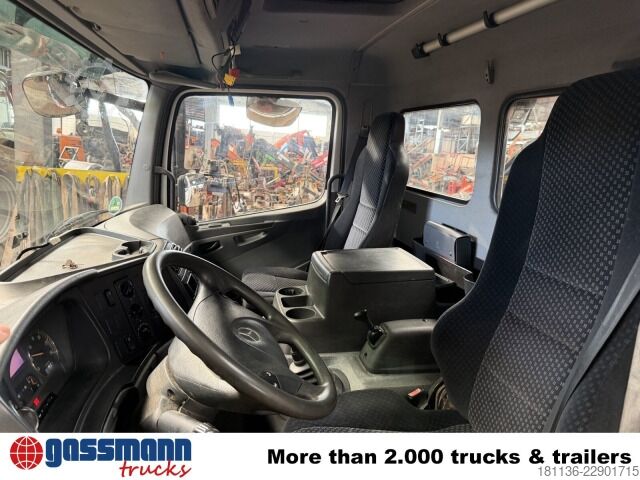 Autoutilitară basculantă Mercedes-Benz Atego 818 K 4x2, 2x AHK, Kran Palfinger PK7001-K