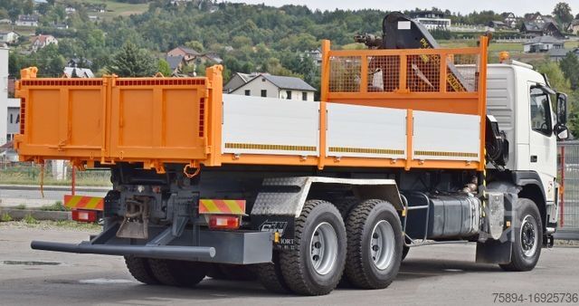 Автокран VOLVO FM 380 Kipper 6,20 m * PK 12000 * FUNK*6x4