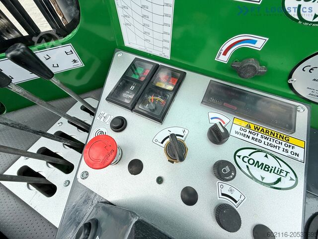 4-way forklift truck Combilift C4000 / GAS / 9300MM / FREE-LIFT / CABIN