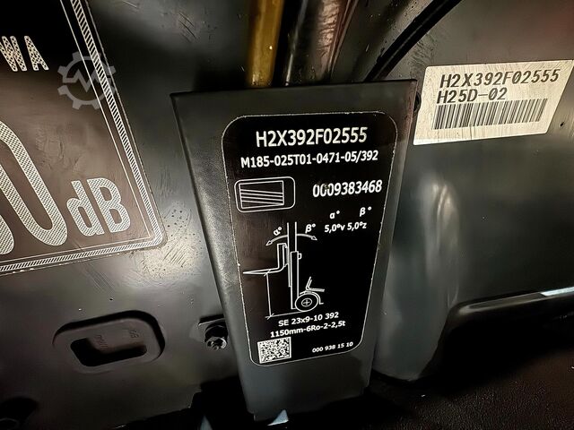 2015年，保养已做，UVV检查有效至2027年2月，运行9,926小时。 Linde H25D