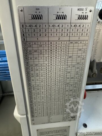 Lead/traction spindle lathe CONVENTA VDF DUK 420