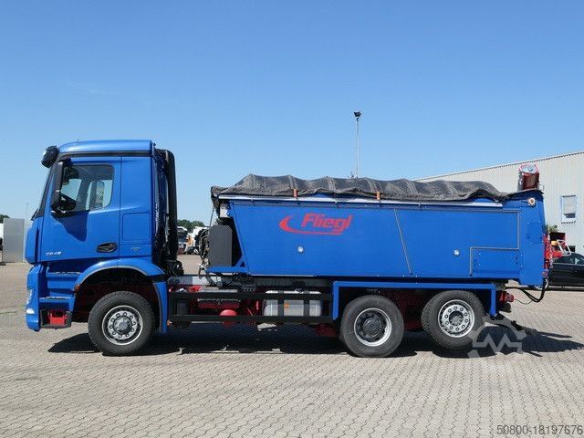 Specializētais kravas auto MERCEDES-BENZ 2548 L Arocs  HAD 6x4, Asphalt, Bitumen, Fliegl