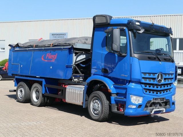 Specializētais kravas auto MERCEDES-BENZ 2548 L Arocs  HAD 6x4, Asphalt, Bitumen, Fliegl