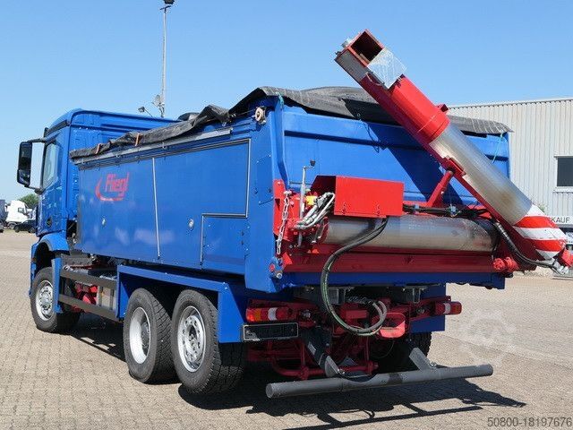 Specializētais kravas auto MERCEDES-BENZ 2548 L Arocs  HAD 6x4, Asphalt, Bitumen, Fliegl