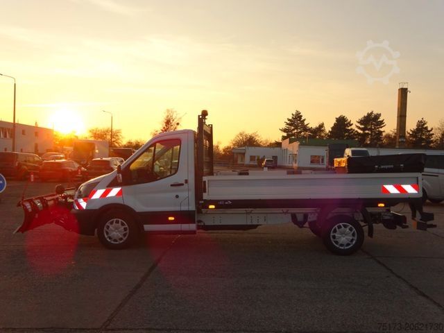 Truk pikap bak dump FORD Transit 350L3 EinzelKab Kipper Winterd. Schild