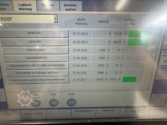 Mesin punching laser TRUMPF TruMatic 7000 K02 MF