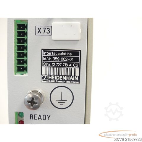 Komponenta Heidenhain Id. 359 002-01 Interfaceplatine SN: 12727718A - geprüft, getestet-
