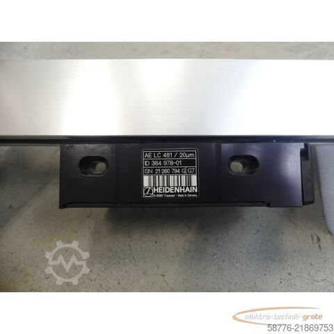 Component Heidenhain LC 481 ML 370 mm ID: 353 703-03 SN:21260704H + AE LC 481 - ungeb.! -