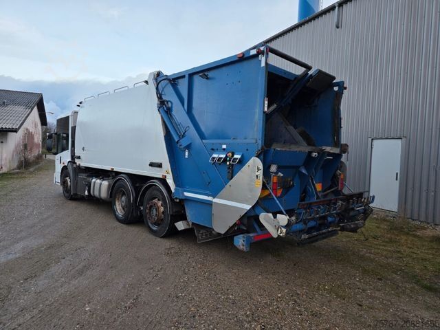 Çöp kamyonu MERCEDES-BENZ 2635 NTM 2 Kammern 12,6+6,2 cbm, Klima