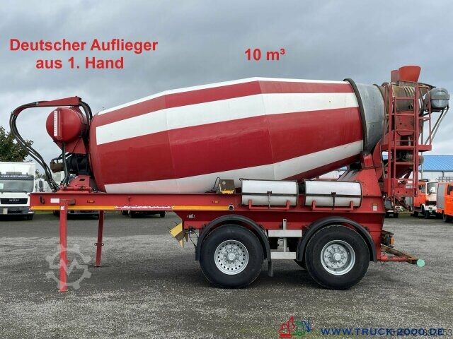 Oplegger Karrena 10 m³ Betonmischer / Concrete Mixer 1.Hd