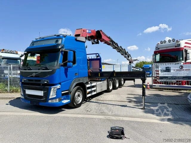 Plataforma de carga Volvo FH 500 8x4 / HMF 5020 K6 + Fly Jip K5 Funk / Eu6