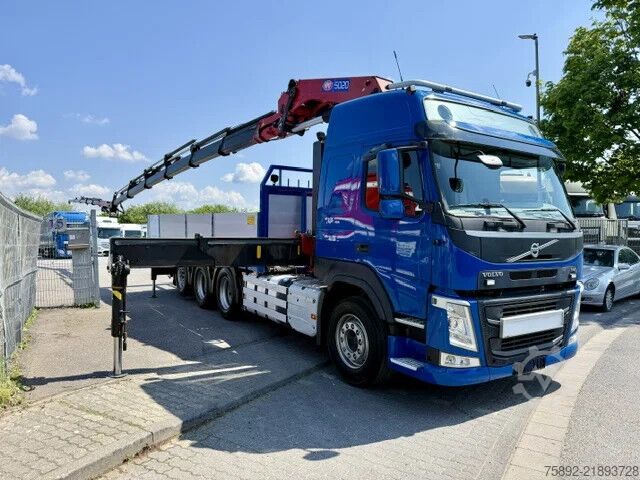 Plataforma de carga Volvo FH 500 8x4 / HMF 5020 K6 + Fly Jip K5 Funk / Eu6
