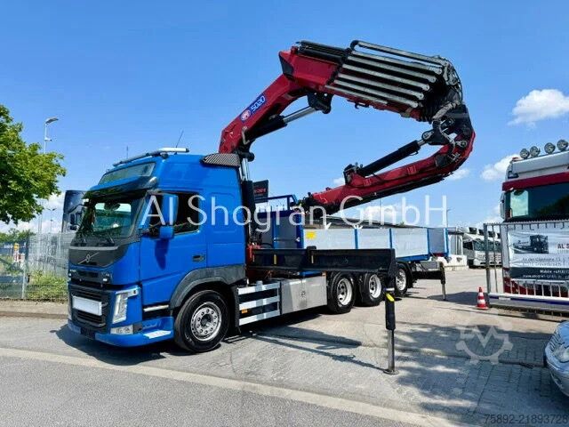 Plataforma de carga Volvo FH 500 8x4 / HMF 5020 K6 + Fly Jip K5 Funk / Eu6