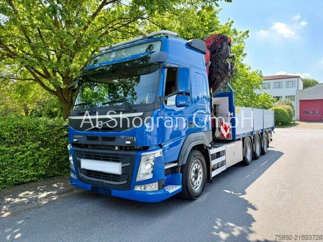 Plataforma de carga Volvo FH 500 8x4 / HMF 5020 K6 + Fly Jip K5 Funk / Eu6