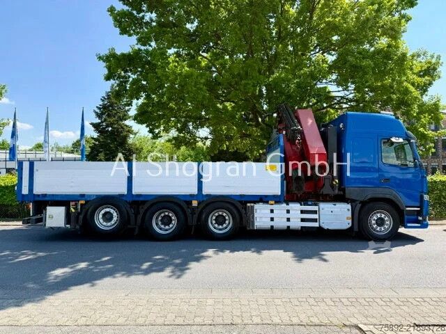 Plataforma de carga Volvo FH 500 8x4 / HMF 5020 K6 + Fly Jip K5 Funk / Eu6