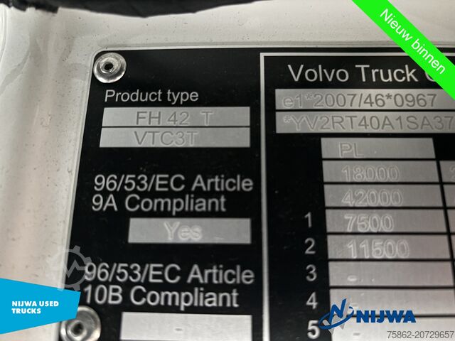 标准-SZM Volvo FH 500 Aero XL TC 4x2 VDS + Retarder