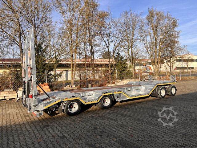 低床トレーラー Möslein T 4 VB H1 R  neuer 4 Achs Tieflader + Radmulden