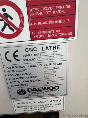 Zware cnc-draaibank Daewoo Puma 300 LM
