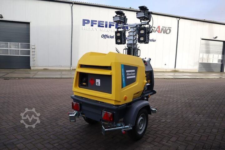 Svjetlosni toranj Atlas Copco Hilight H6+ Valid inspection, Max Boom Height 8m,