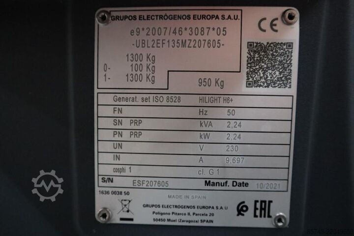 Svjetlosni toranj Atlas Copco Hilight H6+ Valid inspection, Max Boom Height 8m,