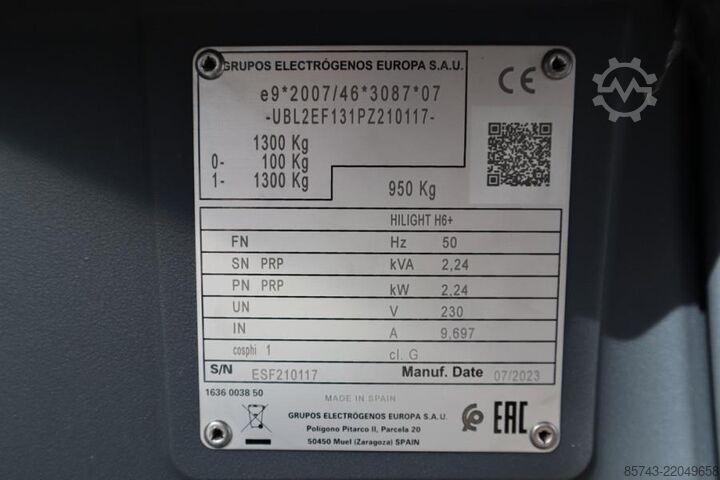 Svjetlosni toranj Atlas Copco Hilight H6+ Valid inspection, Max Boom Height 8m,