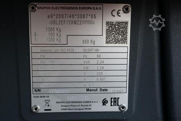 Svjetlosni toranj Atlas Copco Hilight H6+ Valid inspection, Max Boom Height 8m,