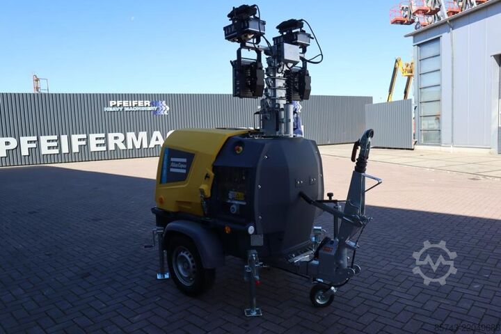 Svjetlosni toranj Atlas Copco Hilight H6+ Valid inspection, Max Boom Height 8m,