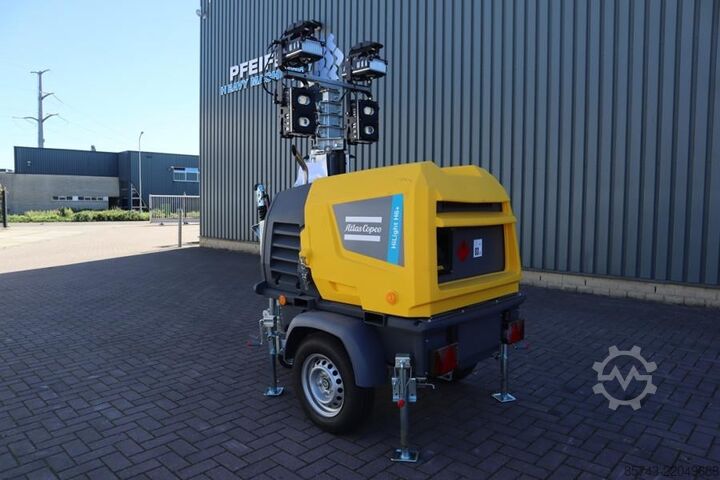 Svjetlosni toranj Atlas Copco Hilight H6+ Valid inspection, Max Boom Height 8m,