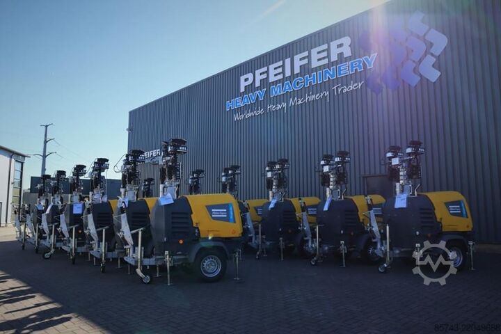 Svjetlosni toranj Atlas Copco Hilight H6+ Valid inspection, Max Boom Height 8m,