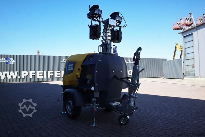 Svjetlosni toranj Atlas Copco Hilight H6+ Valid inspection, Max Boom Height 8m,