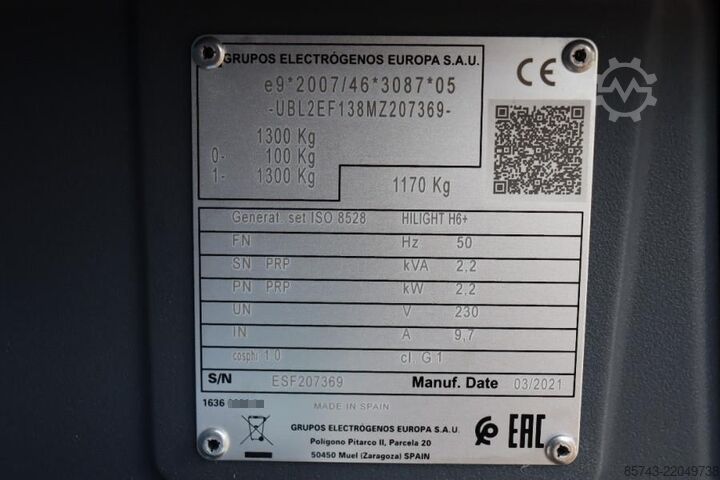 Svjetlosni toranj Atlas Copco Hilight H6+ Valid inspection, Max Boom Height 8m,