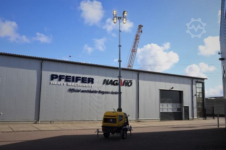Svjetlosni toranj Atlas Copco Hilight H6+ Valid inspection, Max Boom Height 8m,