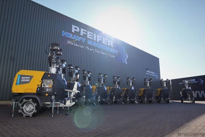 Svjetlosni toranj Atlas Copco Hilight H6+ Valid inspection, Max Boom Height 8m,