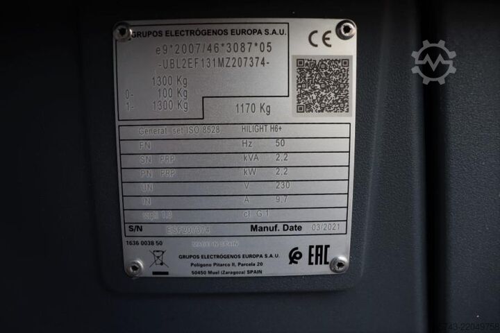 Svjetlosni toranj Atlas Copco Hilight H6+ Valid inspection, Max Boom Height 8m,