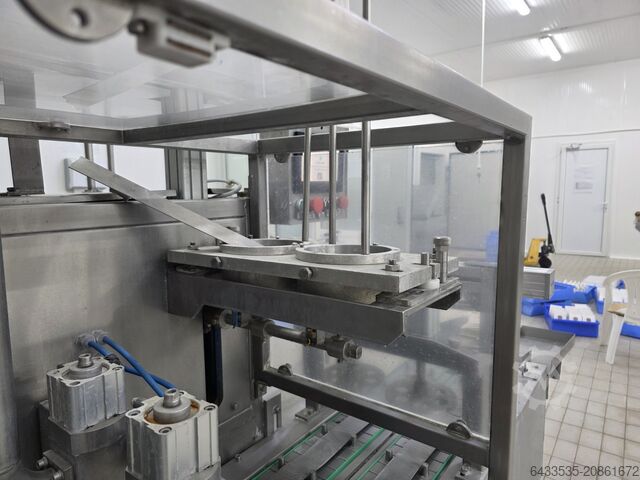 Двуканална машина за пълнене на чашки за млечни продукти INTERTECH 