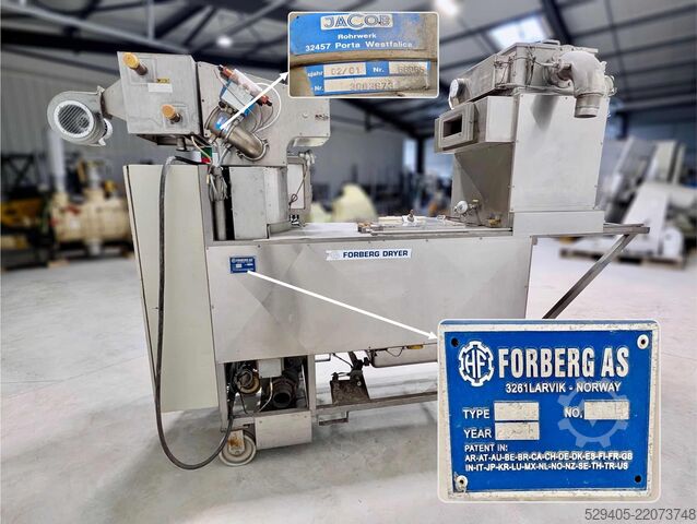 Lopatková sušička Halvor Forberg A/S FT20