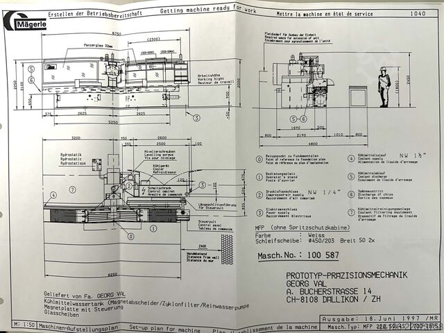 Rectificadora de superficies Mägerle MFP220-50