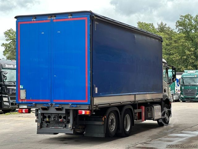 شاحنة بمسطحة ومشمع MERCEDES-BENZ Antos 2532 6x2 BL Plane/Staplerhalter/ACC/LDW