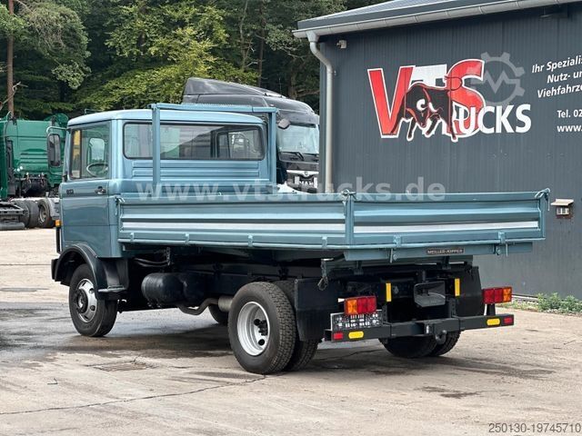 Three-way tipper van MERCEDES-BENZ LPK 813 Meiller DSK Oldtimer H-Kennzeichen