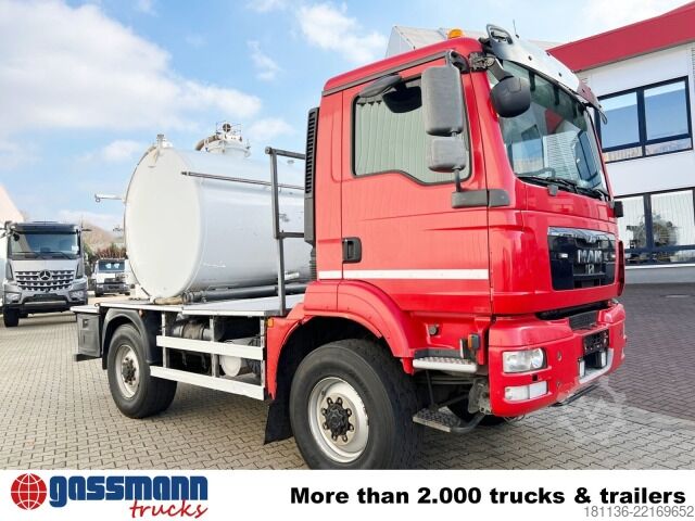 Camión para usos especiales MAN TGM 13.250/340 4X4 BL, Kran Hiab 026 T-3,