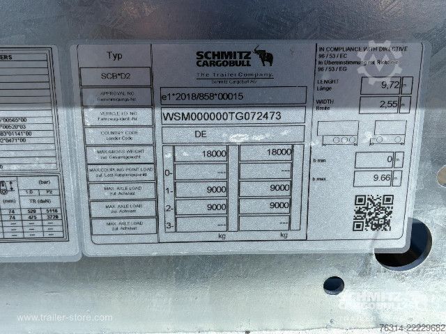 Прицеп с обменяемым шасси Schmitz Cargobull Anhänger Wechselfahrgestell Standard
