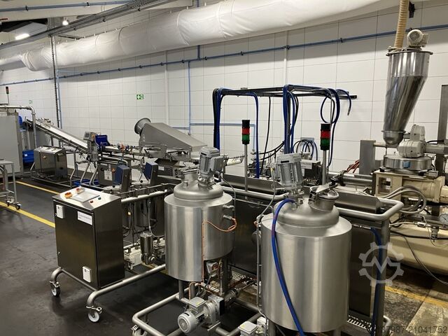 Vollständige Verfahrenslinie mit Extruder Clextral semi-moist pet treat Clex extr BC-45