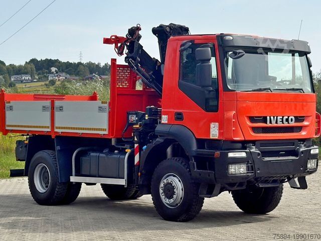 Tipvogn IVECO TRAKKER 190T36 * HIAB 111 ES-2 HIDUO * 4x4 * TOP